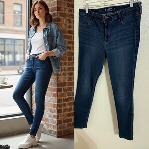 Hollister High Rise Jean Legging W32 L28 Dark Wash Skinny Jeans
